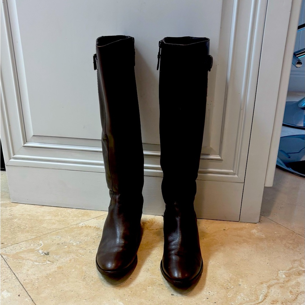Cole Haan Leather Riding Boots